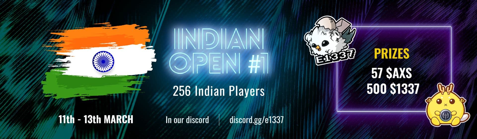 Axie E1337 INDIAN Open #1