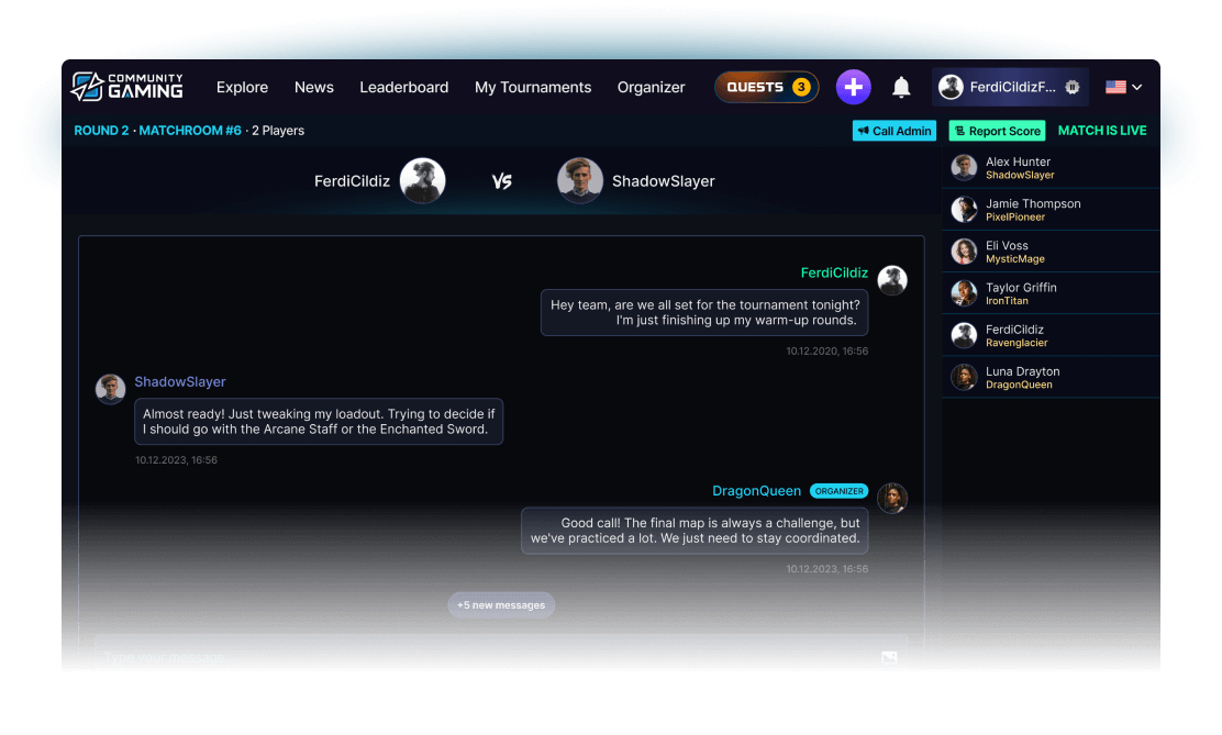 Private matchroom top img